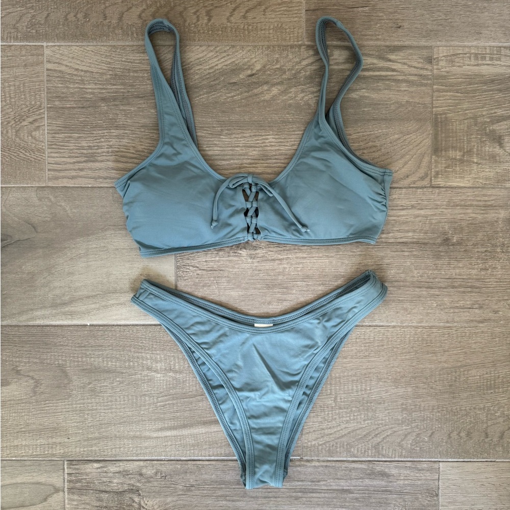 L*Space Teal Bikini Set